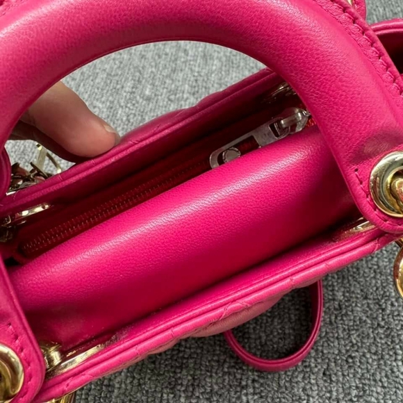100% Authentic Dior Lady Dior Mini Shoulder Bag - Picture 11 of 14